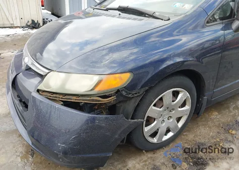 2007 Honda Civic Lx из США, поврежденный, VIN 1HGFA15537L100198